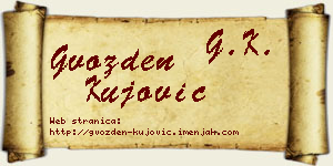 Gvozden Kujović vizit kartica